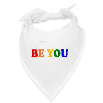 Be you - Bandana - Weiß - Vorne