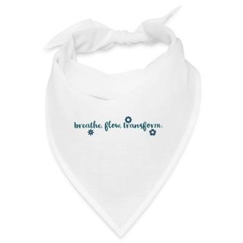 yoga mantra - Bandana - Weiß - Vorne