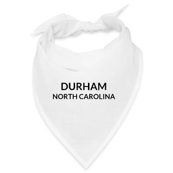 Durham North Carolina USA - Bandana - Weiß - Vorne