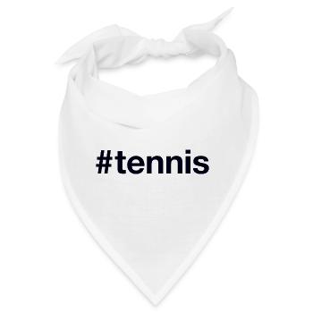 TENNIS Hashtag - Bandana - Weiß - Vorne