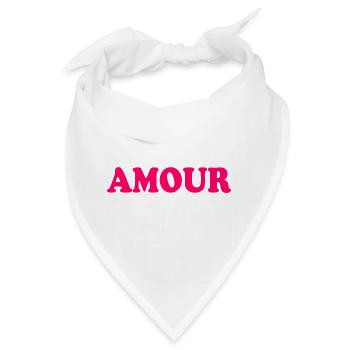 Amour - Bandana - Weiß - Vorne
