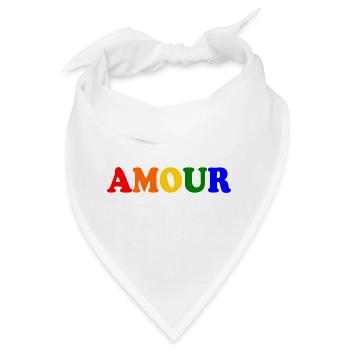 Amour - Bandana - Weiß - Vorne
