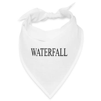 Waterfall Wasserfall - Bandana - Weiß - Vorne