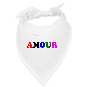 Amour - Bandana - Weiß - Vorne