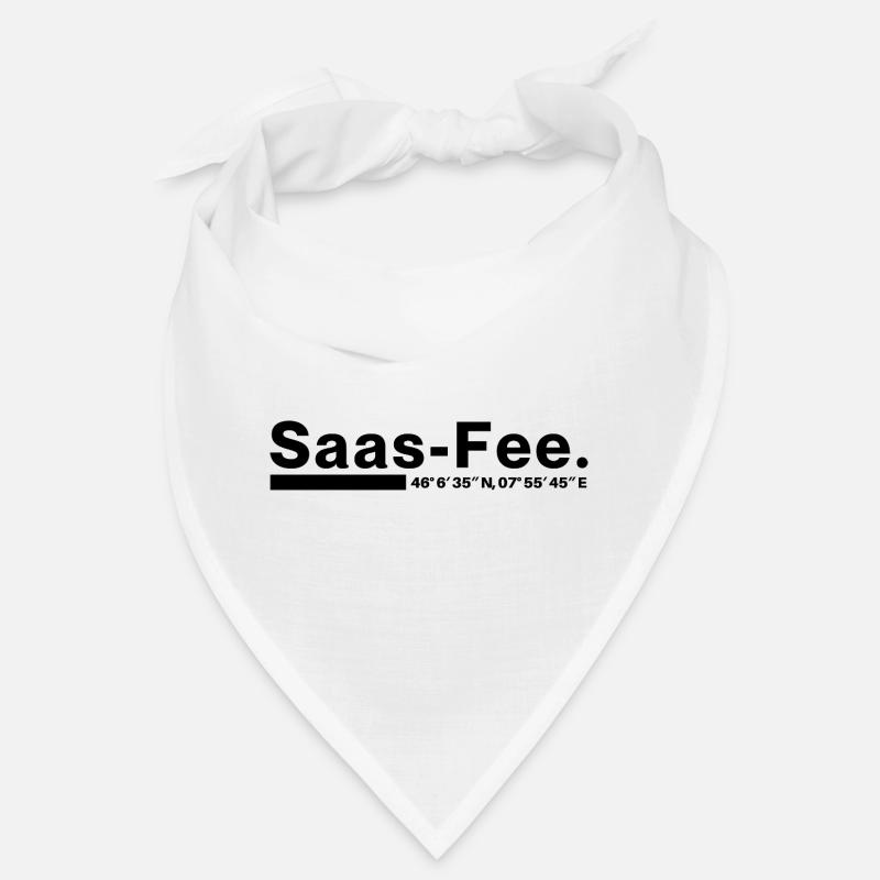 Saas-Fee Koordinaten Wallis Schweiz Bandana