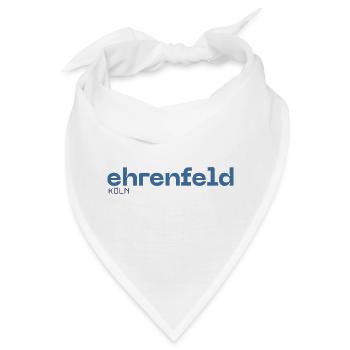 Ehrenfeld Köln Stadtteil - Bandana - Weiß - Vorne