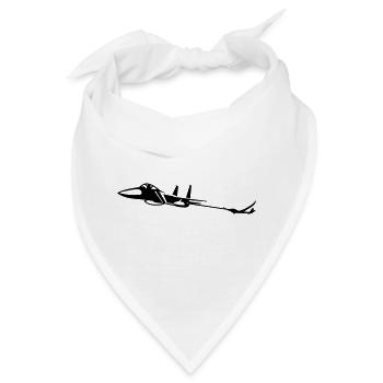 Segelflugzeug - Bandana - Weiß - Vorne