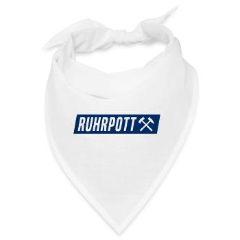 Ruhrpott - Ruhr Pott - Zeche - Zollverein - NRW - Bandana - Weiß - Vorne