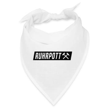 Ruhrpott - Ruhr Pott - Zeche - Zollverein - NRW - Bandana - Weiß - Vorne