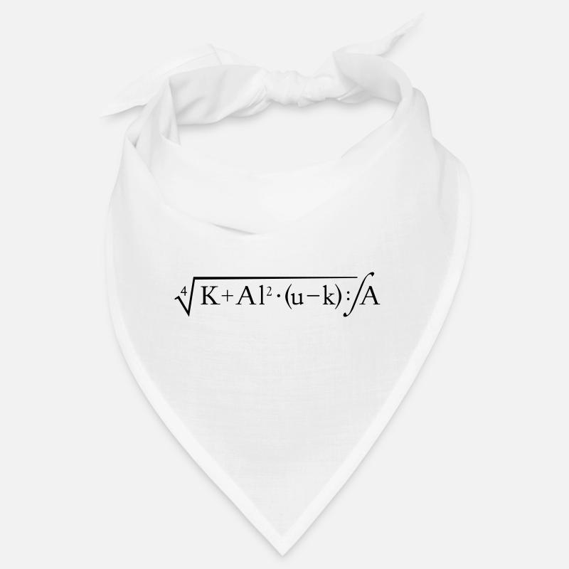 Formule KALUKA (diminutif de SuperKlug) - Bandana - blanc