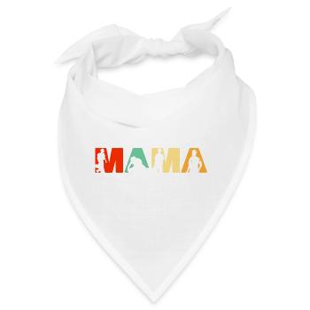 Sanitäterin Mama Retro EMT EMS Ersthelfer - Bandana - Weiß - Vorne