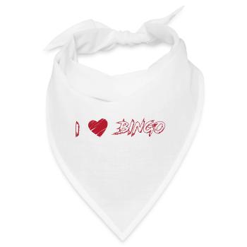 Bingo - Bandana - Weiß - Vorne