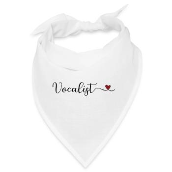 Sänger - Bandana - Weiß - Vorne
