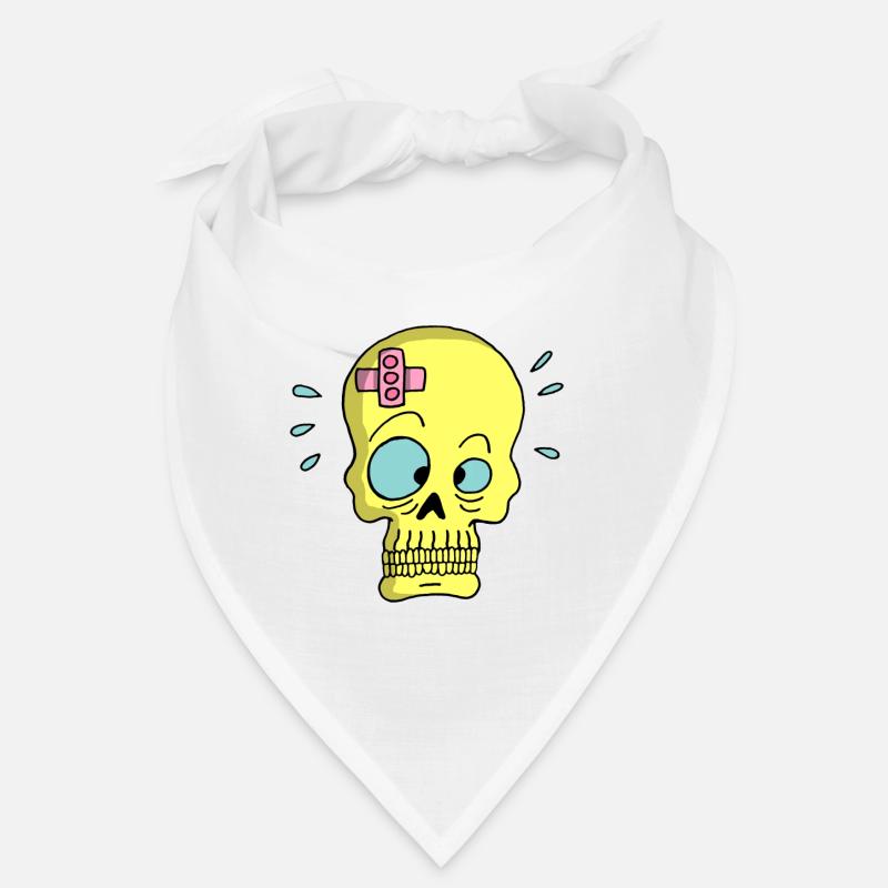 Skull and sticking plaster Bandana