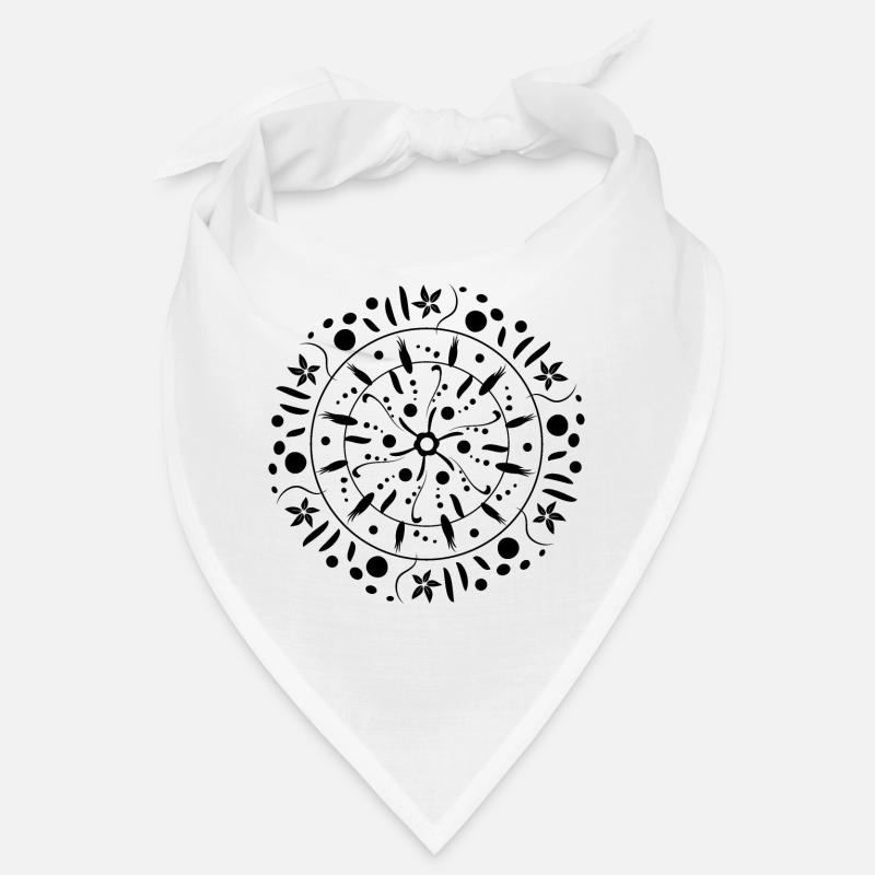 Grain Circle Pattern Gift Idea Bandana