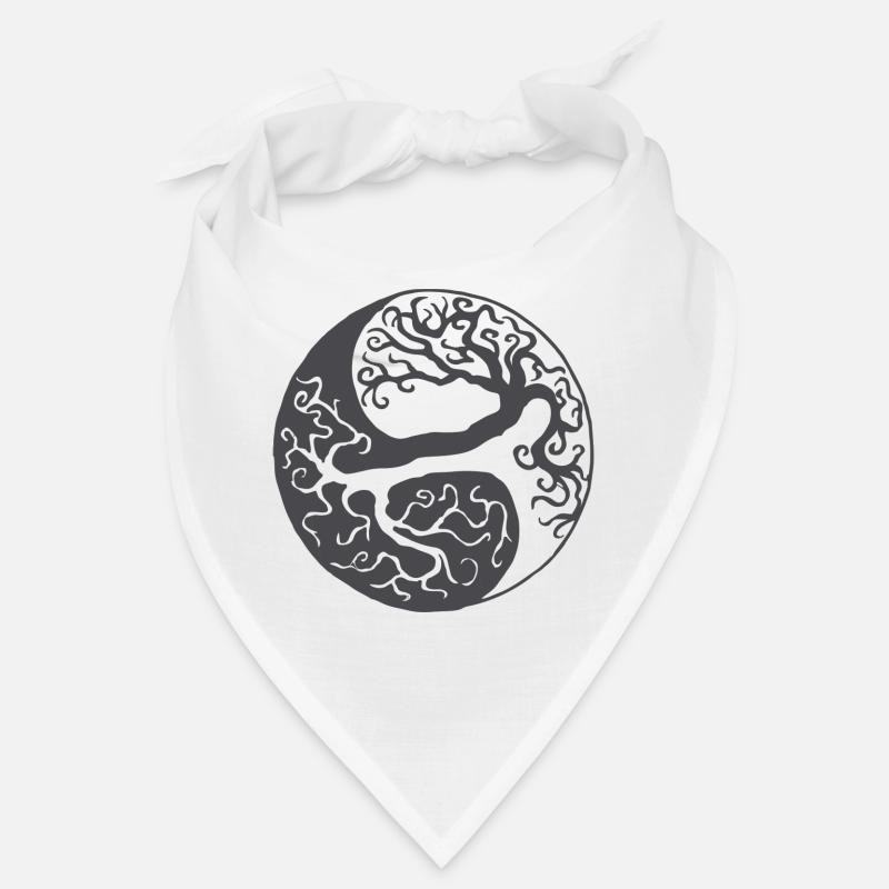 Yin Yang Baum des Lebens Geschenk Bandana
