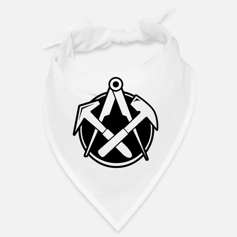 Dachdecker Logo, Zunftlogo Bandana