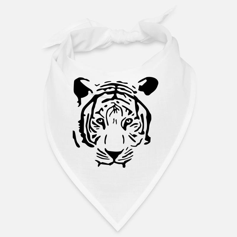 Weißer Tiger Bandana