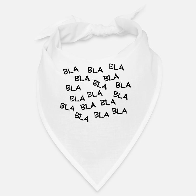 Bla blah blah oder blah blah blah. Gute oder fake news. Bandana