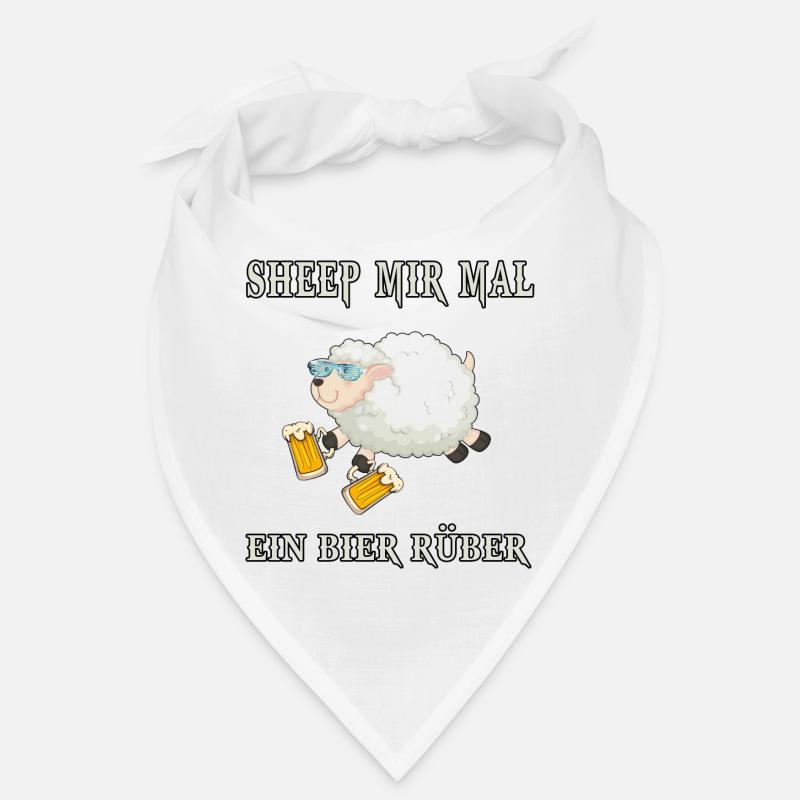 bier trinkspruch sheep mal bier rüber alkohol meme Bandana