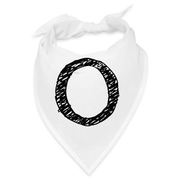 O - Bandana - Weiß - Vorne