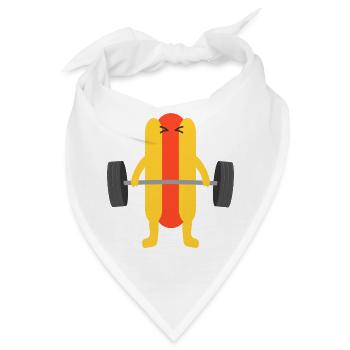 Fitness - Bandana - Weiß - Vorne