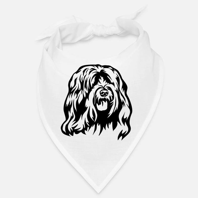 Tête de terrier tibétain Bandana