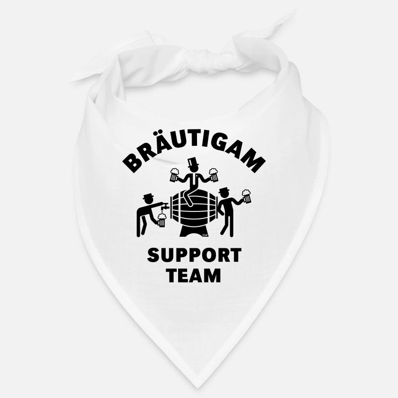 Bräutigam Support Team (JGA Polterabend Bierfass) Bandana