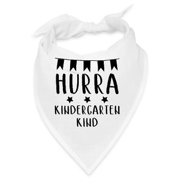 Hurra Kindergartenkind - Bandana - Weiß - Vorne