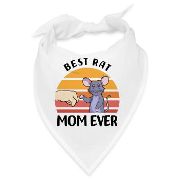 Ratten Haustiere - Bandana - Weiß - Vorne