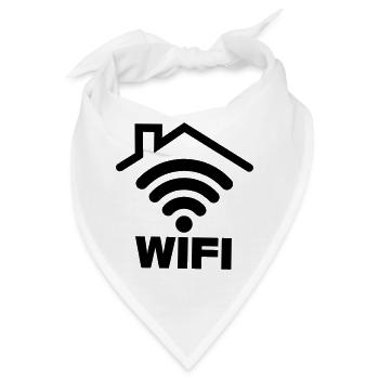 WIFI-Verbindung im Haus - Bandana - Weiß - Vorne