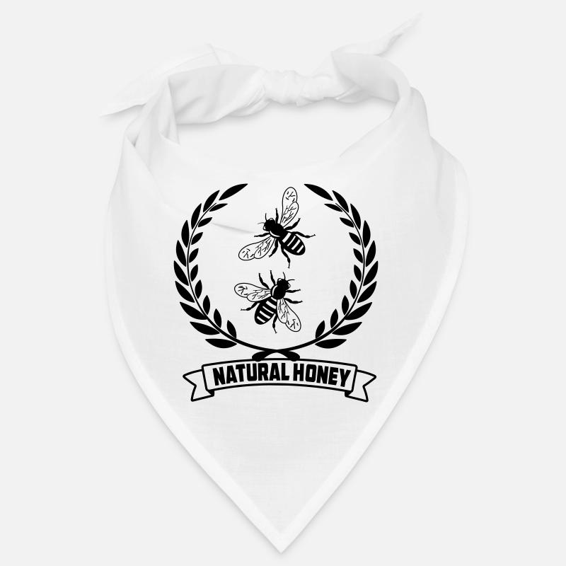 Bees in laurel wreath Bandana