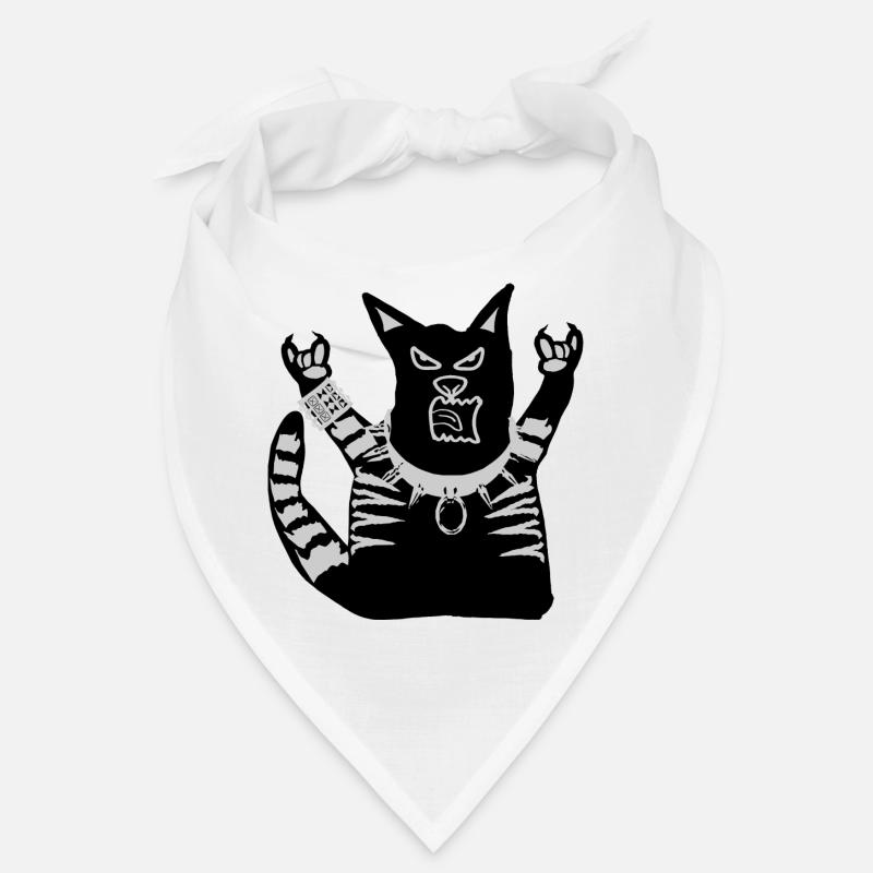 Collier clouté de chat Bandana