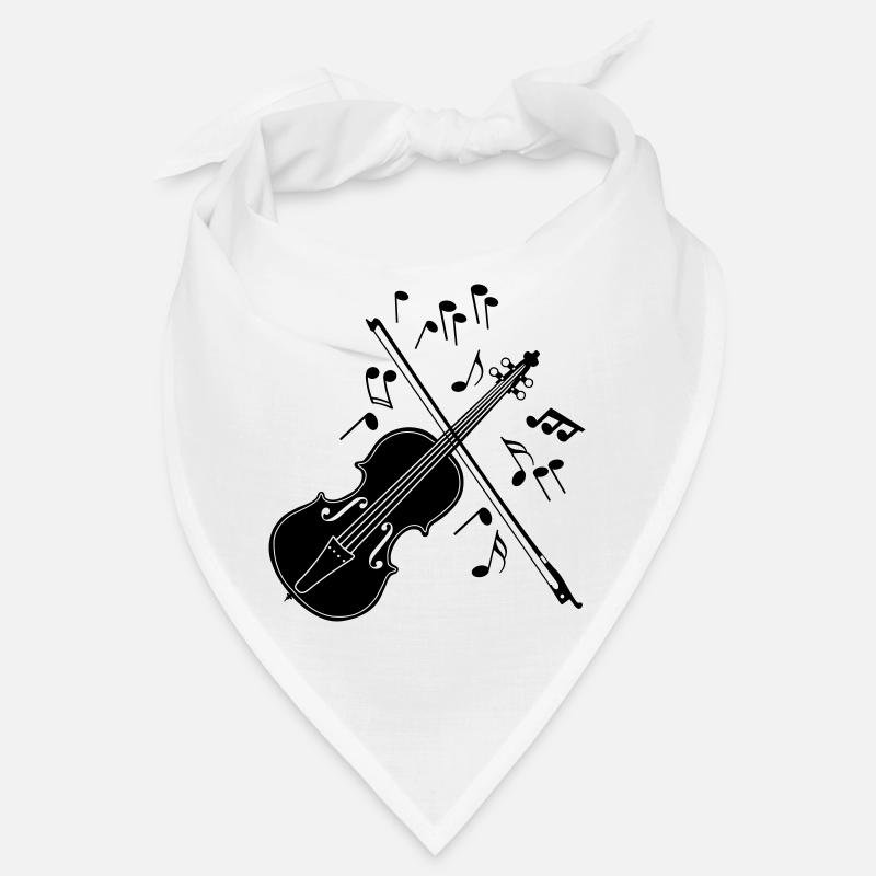 Violon avec notes Bandana