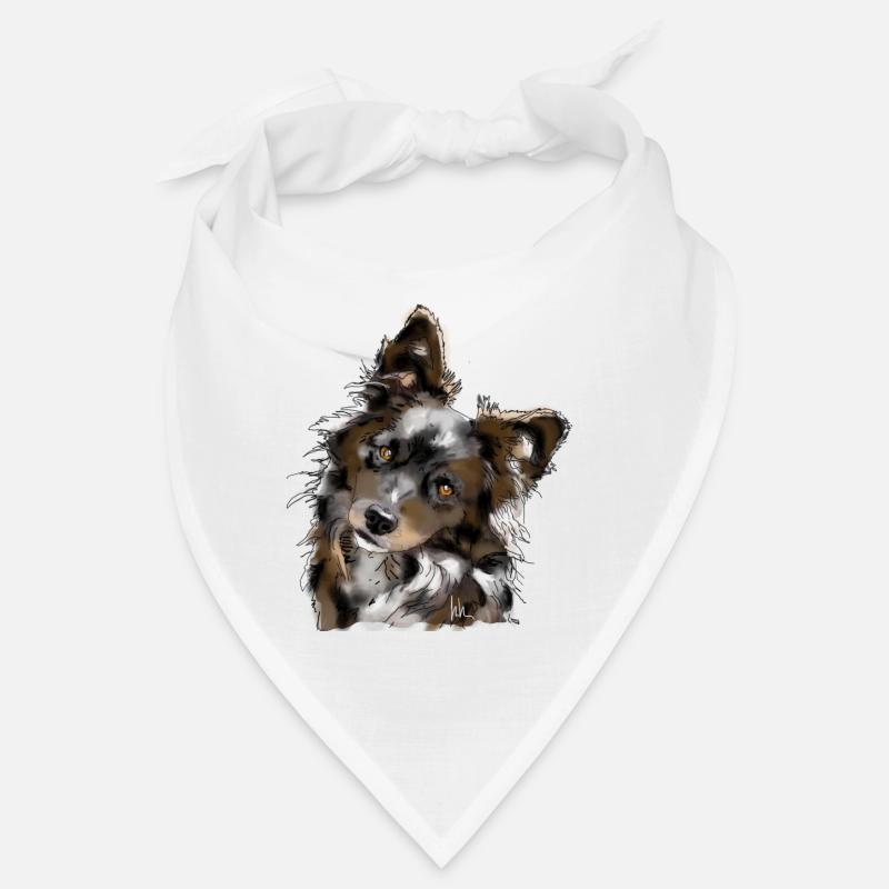 Berger australien - Bandana - blanc