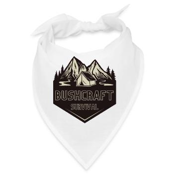 Bushcraft survival - Bandana - Weiß - Vorne