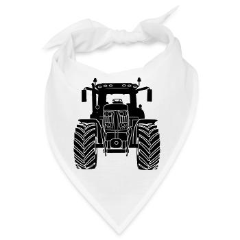 Vorderansicht des Ackerschleppers - Bandana - Weiß - Vorne