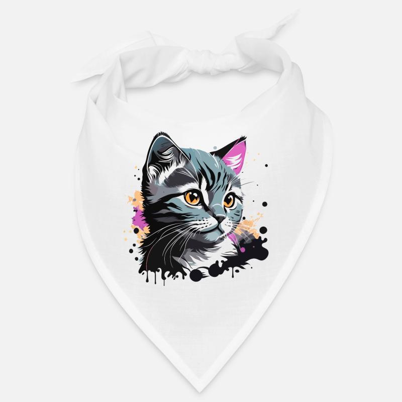süsses Kätzchen, Katze Bandana
