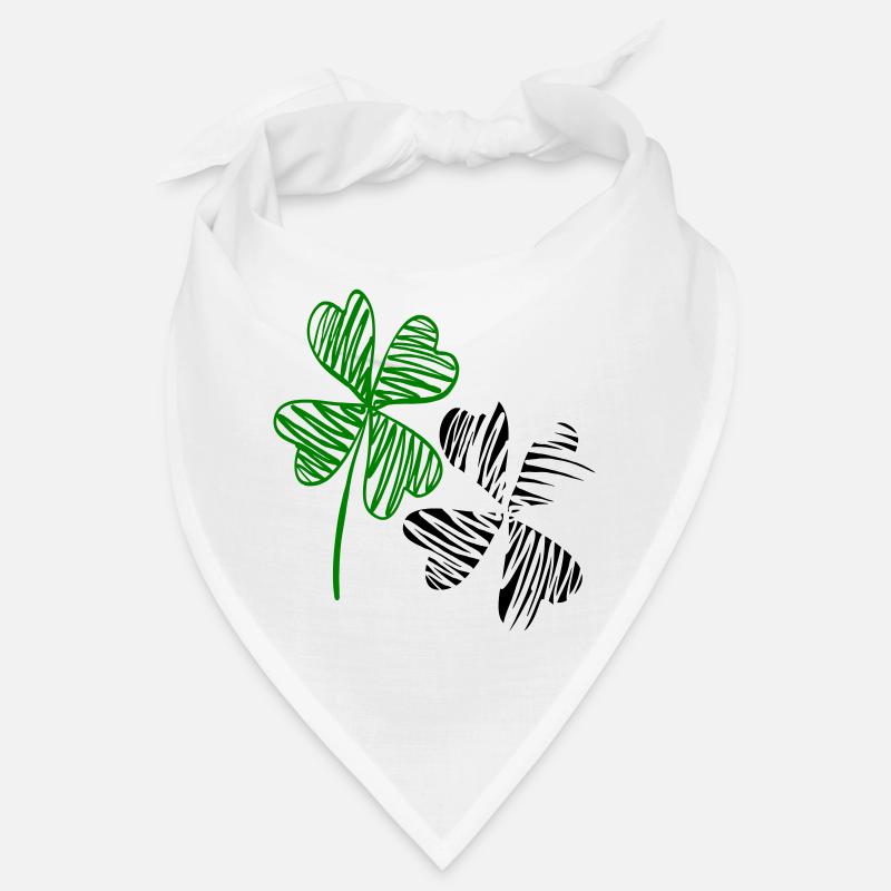 Trèfles, bonheur Bandana