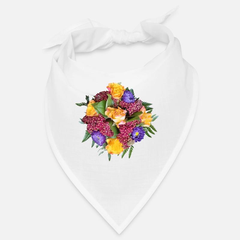 Mélange bouquet de roses jaune-violet Bandana