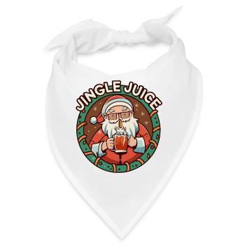 Perfektes Weihnachtsgeschenk - Jingle Juice - Bandana - Weiß - Vorne