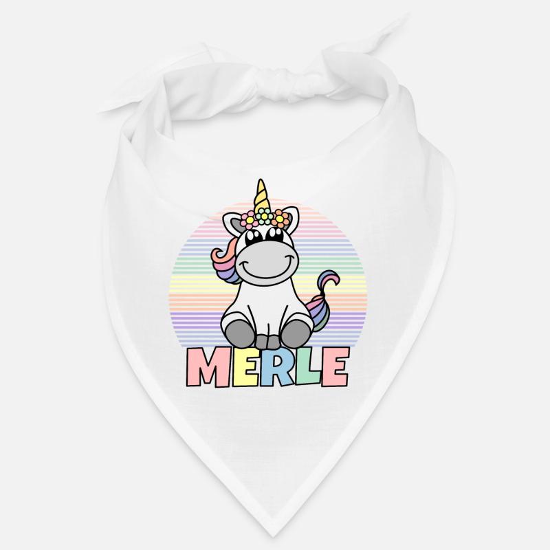 Merle Einhorn Name Bandana