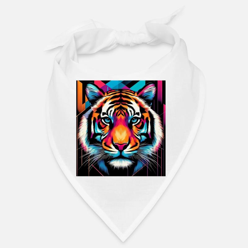 Tiger - Bandana - Weiß