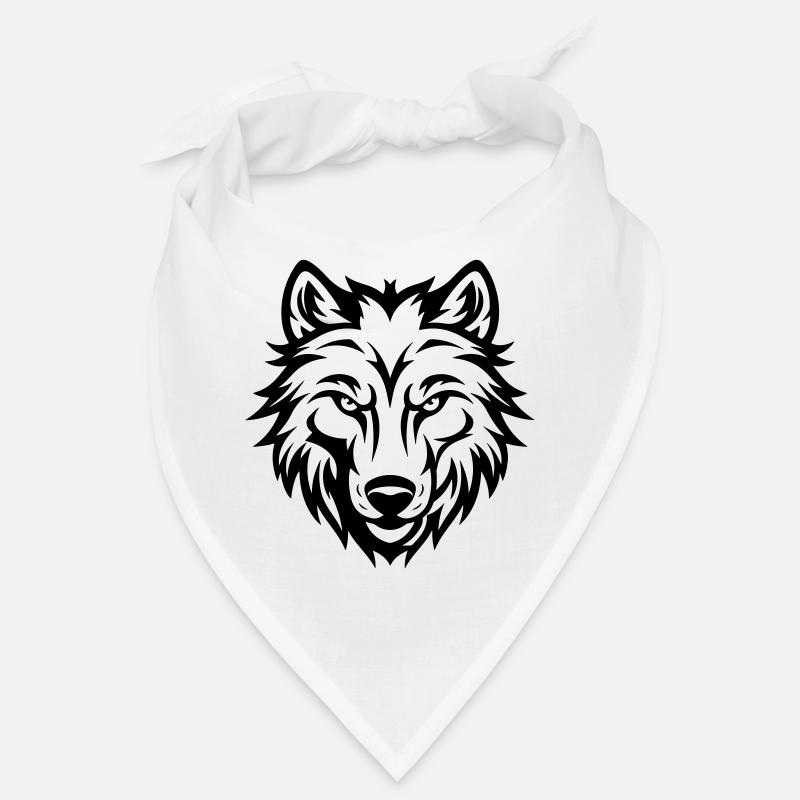 Wolf Kopf Bandana