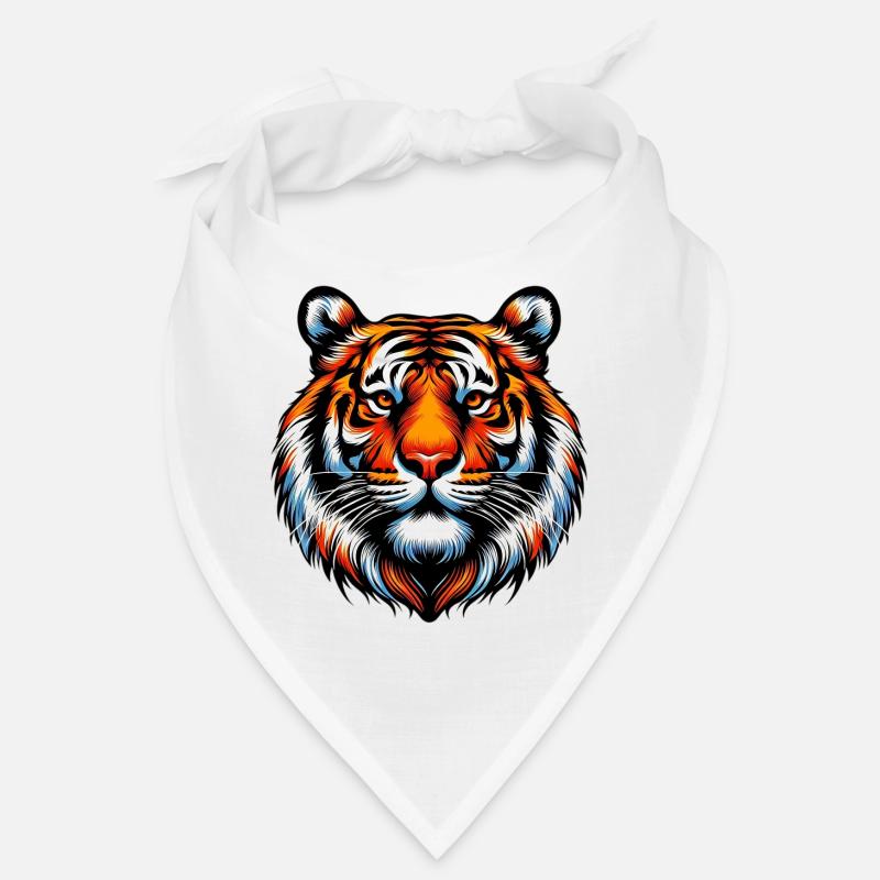Tiger - Bandana - Weiß