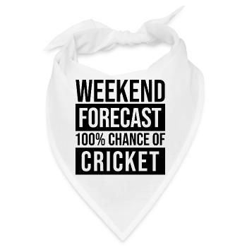 Cricket Cricket Cricket - Bandana - Weiß - Vorne