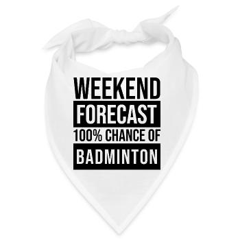 Badminton Badminton Badminton - Bandana - Weiß - Vorne