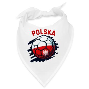 Polnischer Fußball - Bandana - Weiß - Vorne