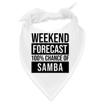 Samba Samba Samba - Bandana - Weiß - Vorne