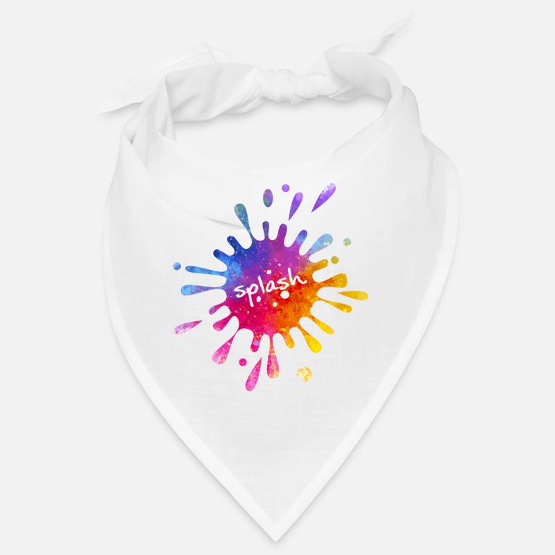 Splash - bunter Farbklecks Bandana